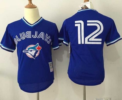 Toronto Blue Jays #12 Roberto Alomar 1992 Gray Throwback Jersey on sale,for  Cheap,wholesale from China